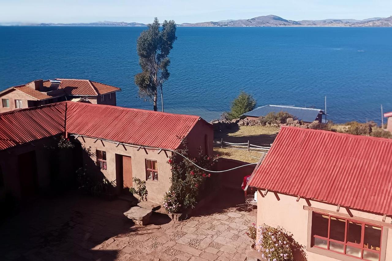 بونو Hospedaje Rural La Florida En Llachon, Titicaca المظهر الخارجي الصورة