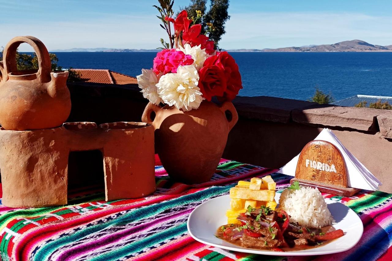 بونو Hospedaje Rural La Florida En Llachon, Titicaca المظهر الخارجي الصورة