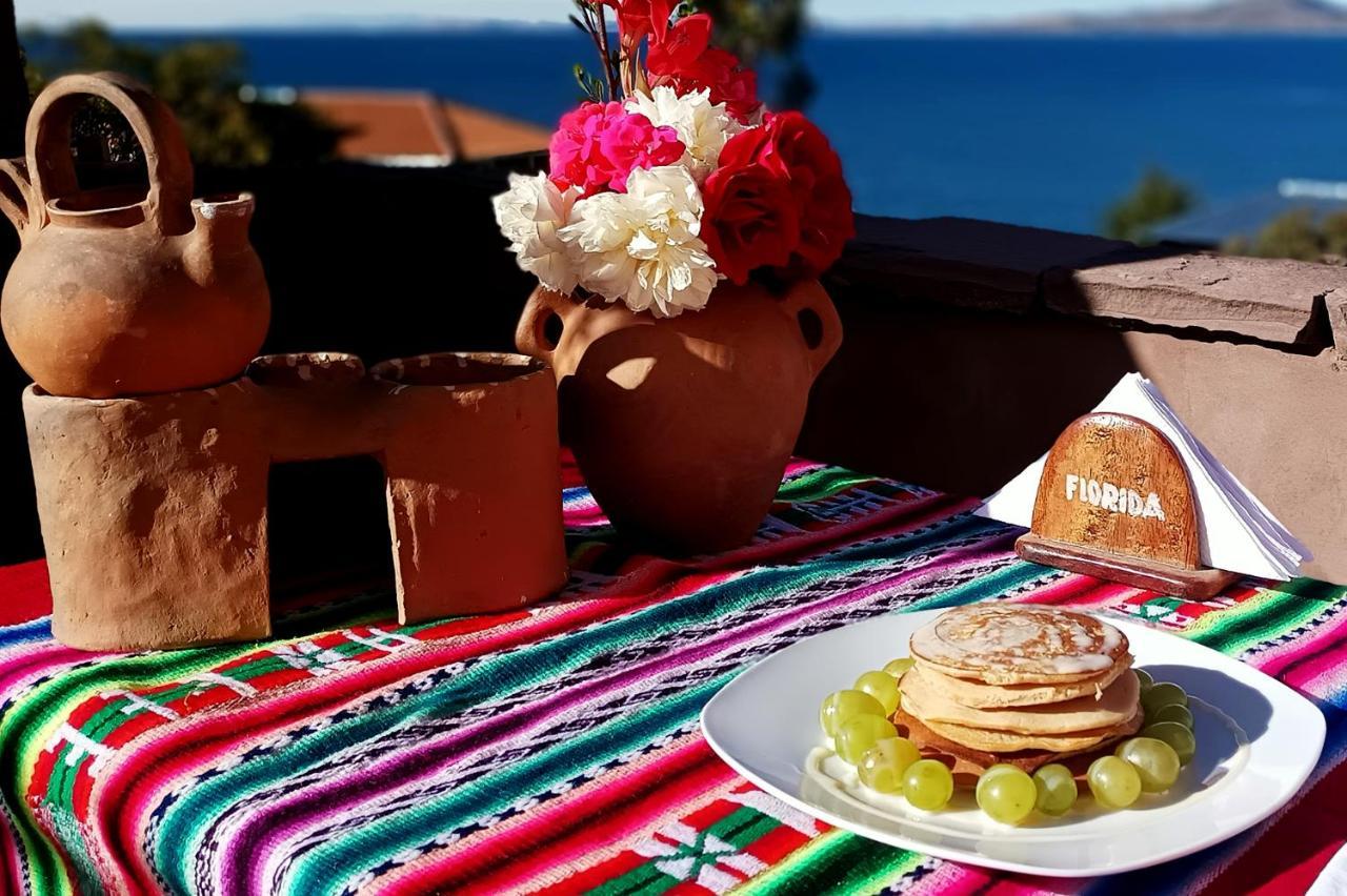 بونو Hospedaje Rural La Florida En Llachon, Titicaca المظهر الخارجي الصورة