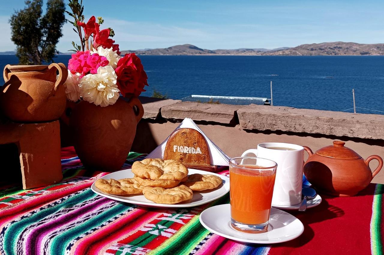 بونو Hospedaje Rural La Florida En Llachon, Titicaca المظهر الخارجي الصورة